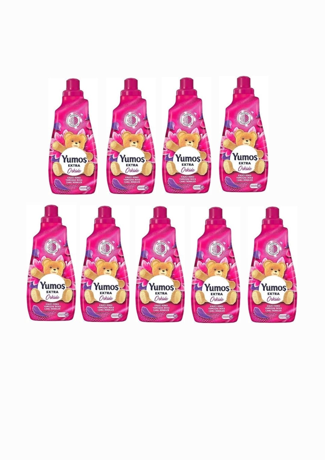 YUMOŞ EXTRA KONSANTRE ÇAMAŞIR YUMUŞATICISI ORKİDE 1440 ml ( 60 YIKAMA ) X 9 ADET